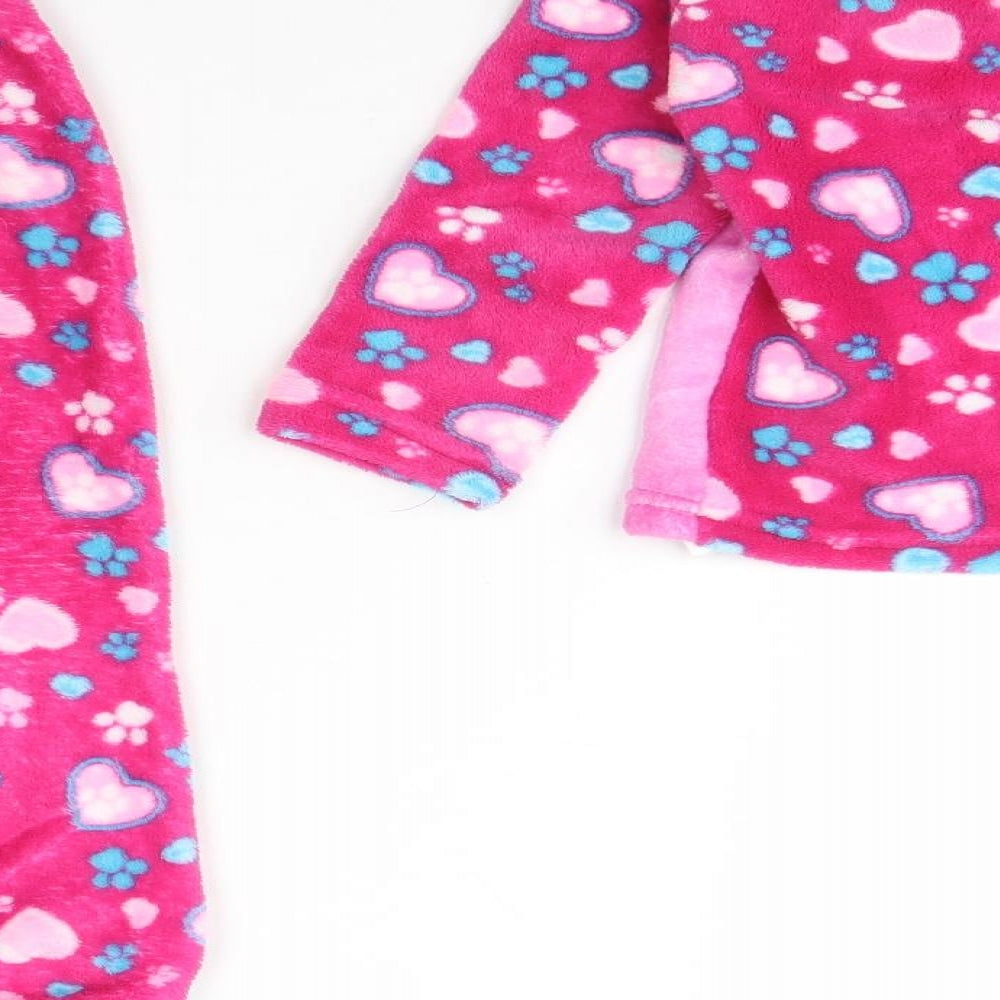 Nickelodeon Girls Pink Spotted Polyester Cami Pyjama Set Size 5 Years   - Paw patrol