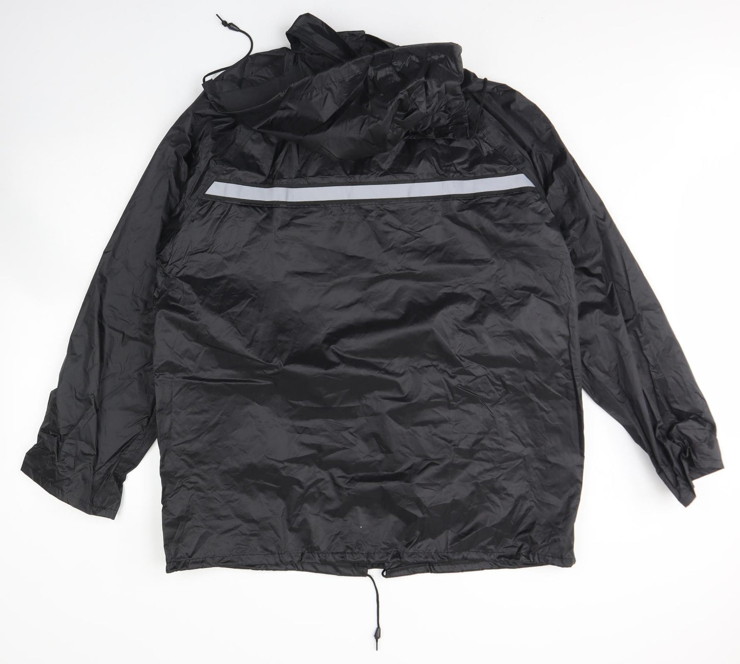 Black rock Mens Black   Rain Coat Coat Size 2XL  Zip