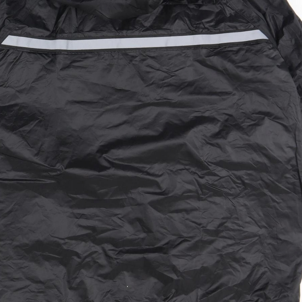 Black rock Mens Black   Rain Coat Coat Size 2XL  Zip