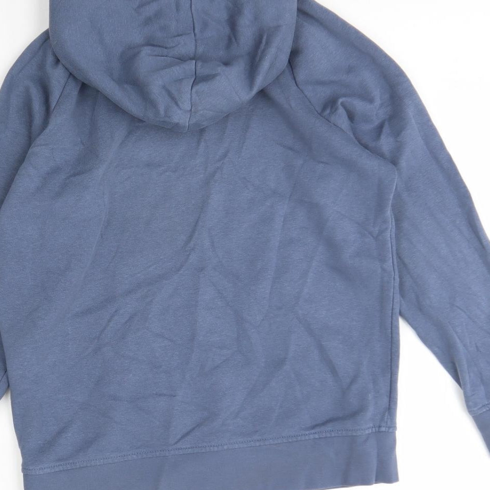 George Girls Blue  Cotton Pullover Hoodie Size 10 Years   - Unlimited
