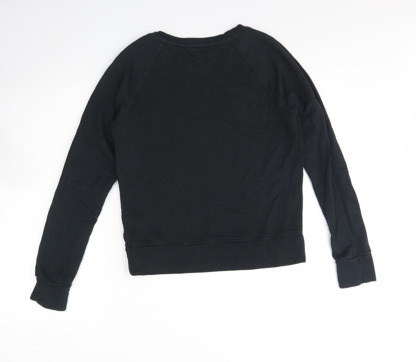 Denim & Supply Mens Black Round Neck  Cotton Pullover Jumper Size M