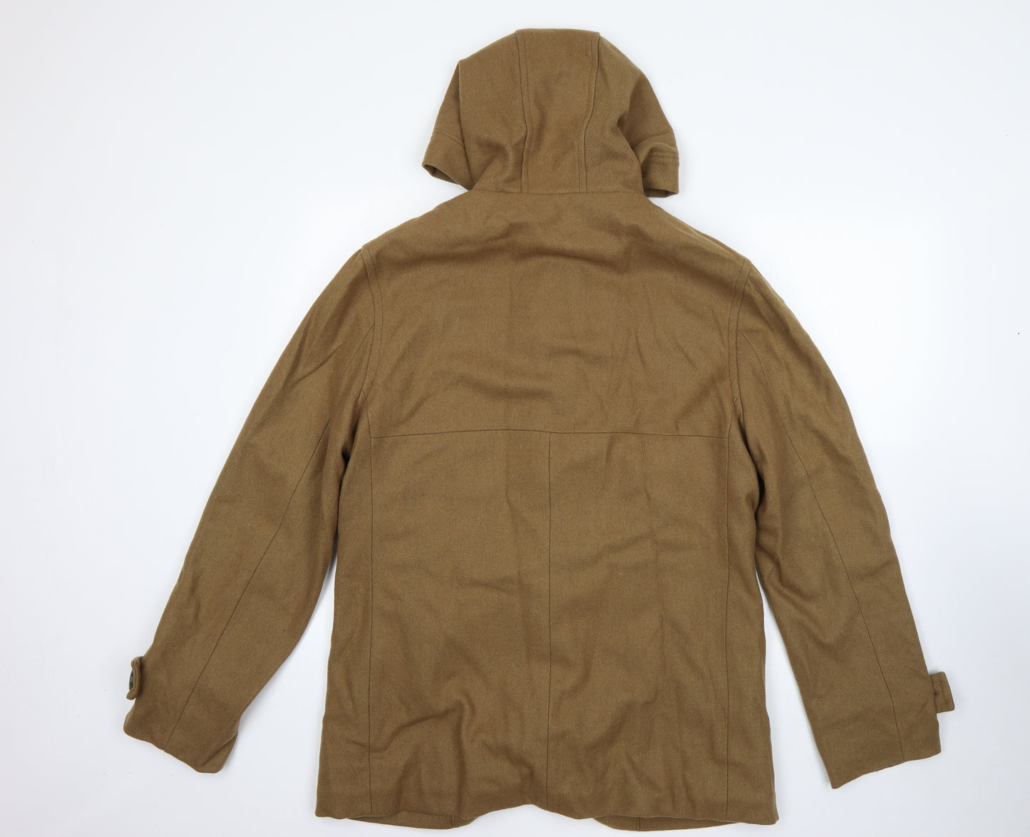 substance Mens Brown   Overcoat Coat Size L