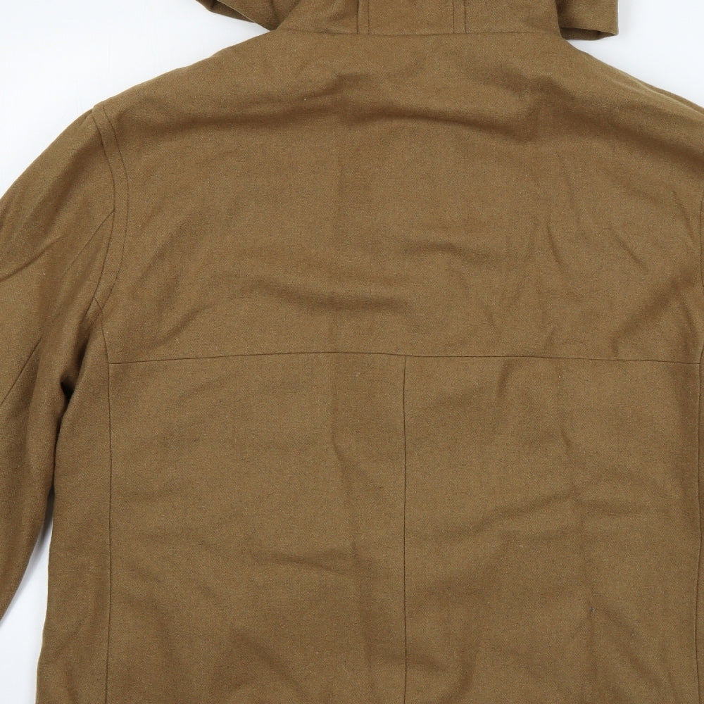 substance Mens Brown   Overcoat Coat Size L