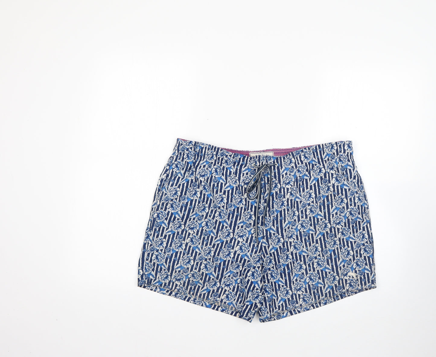 Ted Baker Mens Multicoloured Floral Polyester Sweat Shorts  L6 in Regular