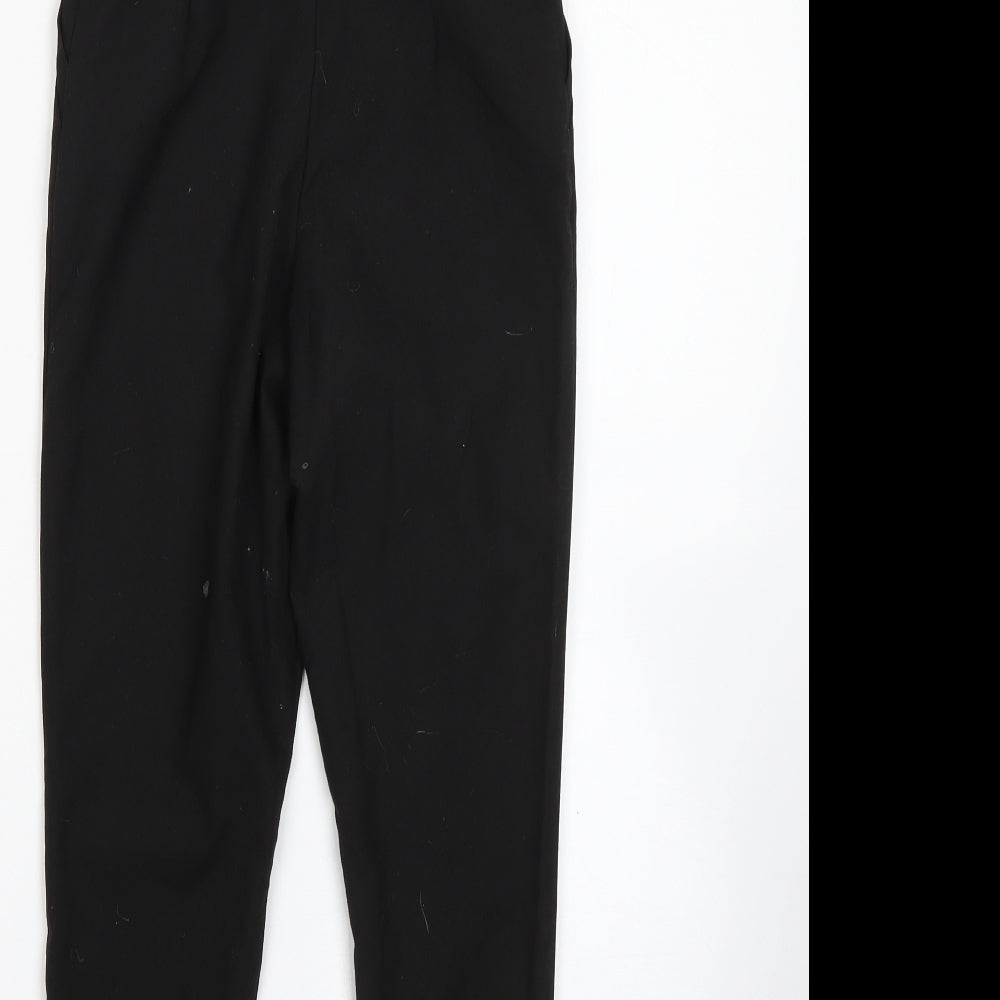George Boys Black  Polyester Dress Pants Trousers Size 8-9 Years  Regular  - school wear
