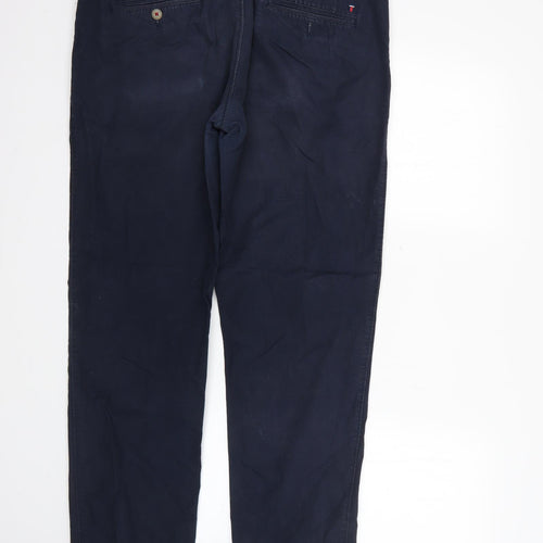 Preworn Mens Blue  Cotton Trousers   L30 in Regular