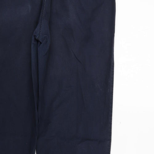 Preworn Mens Blue  Cotton Trousers   L30 in Regular