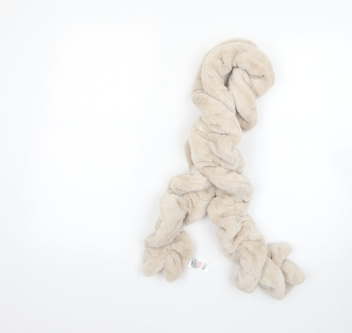 F&F Womens Beige Polyester Scarf