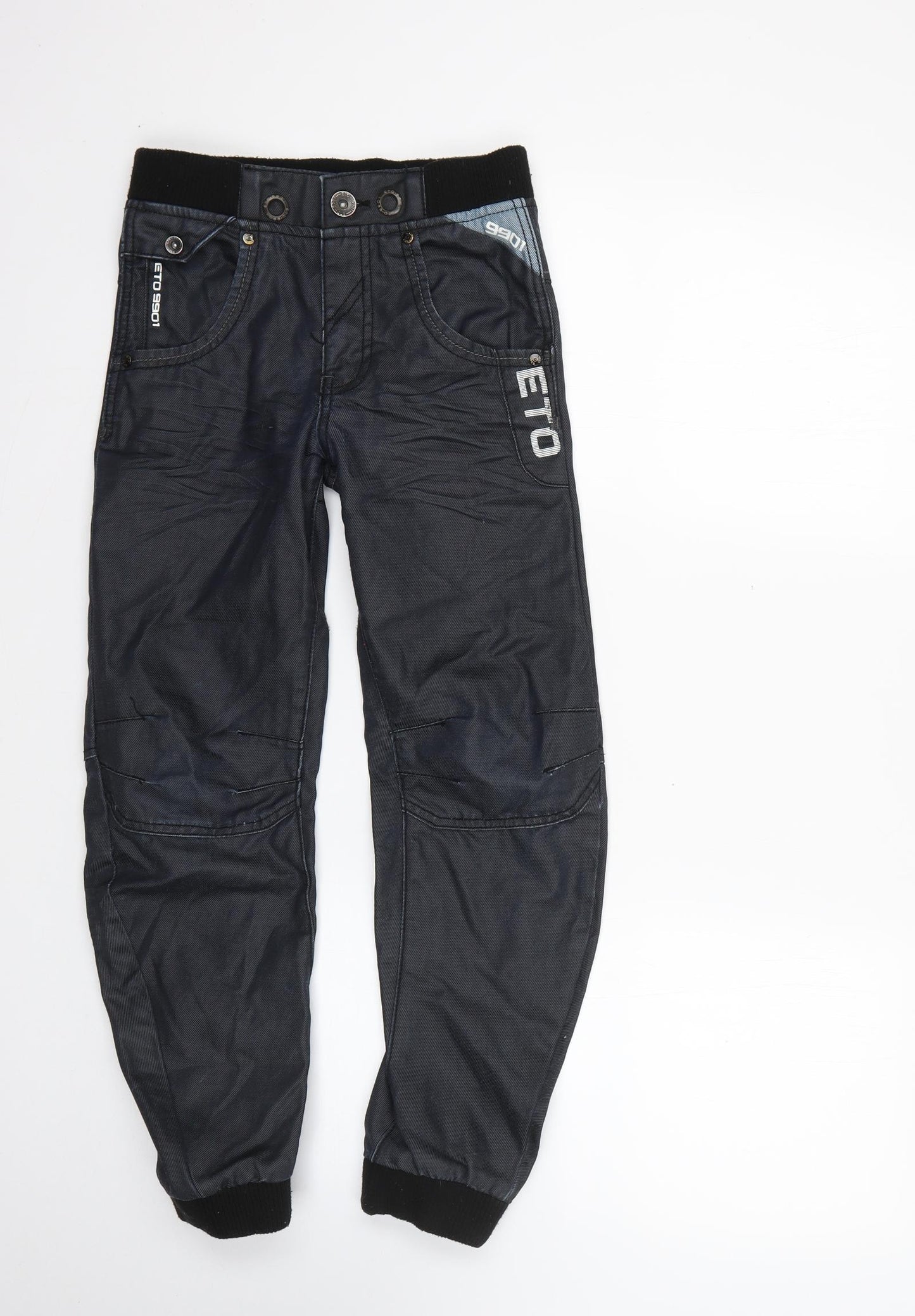 ETO Boys Blue  100% Cotton Straight Jeans  L23 in Regular