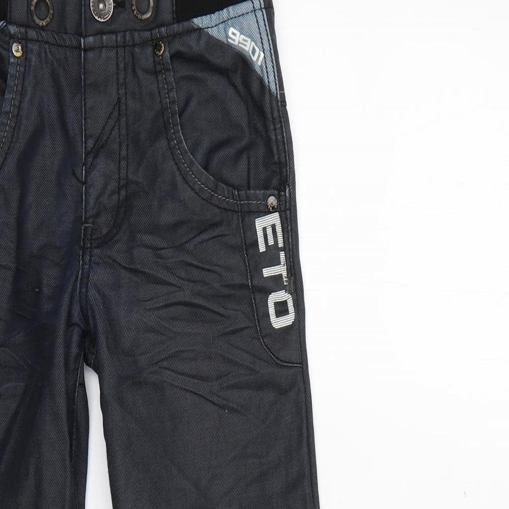 ETO Boys Blue  100% Cotton Straight Jeans  L23 in Regular