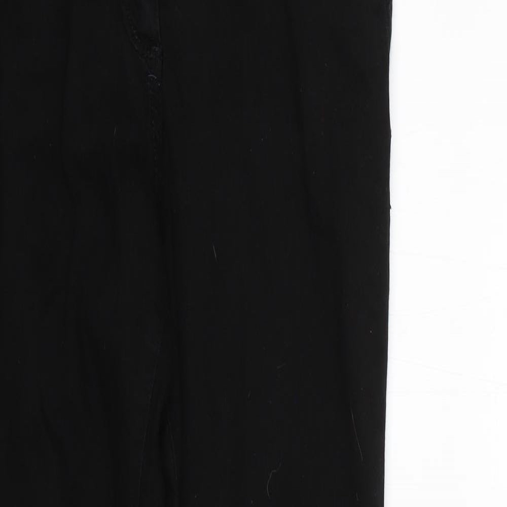 NEXT Womens Black  Cotton Skinny Jeans Size 12 L30 in Regular