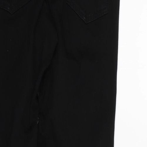 NEXT Womens Black  Cotton Skinny Jeans Size 12 L30 in Regular