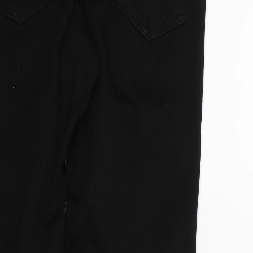 NEXT Womens Black  Cotton Skinny Jeans Size 12 L30 in Regular