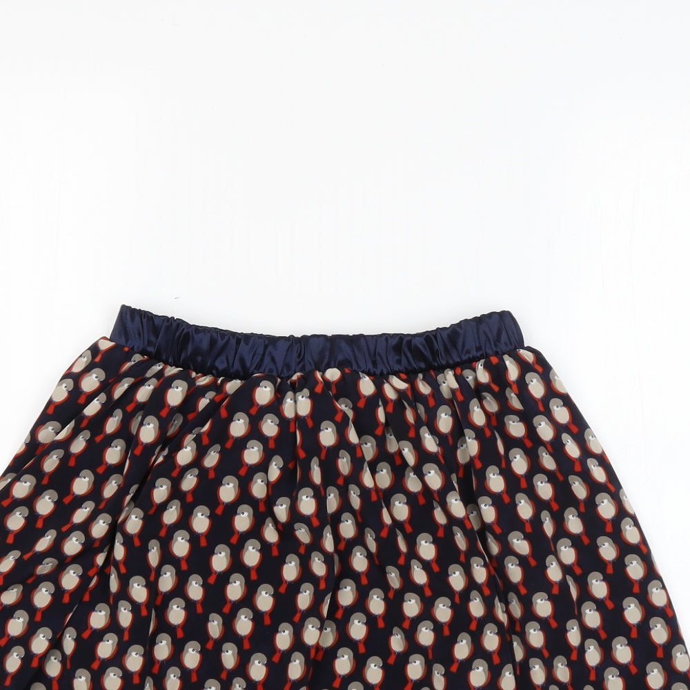 apple tree Womens Multicoloured Geometric Polyester Flare Skirt