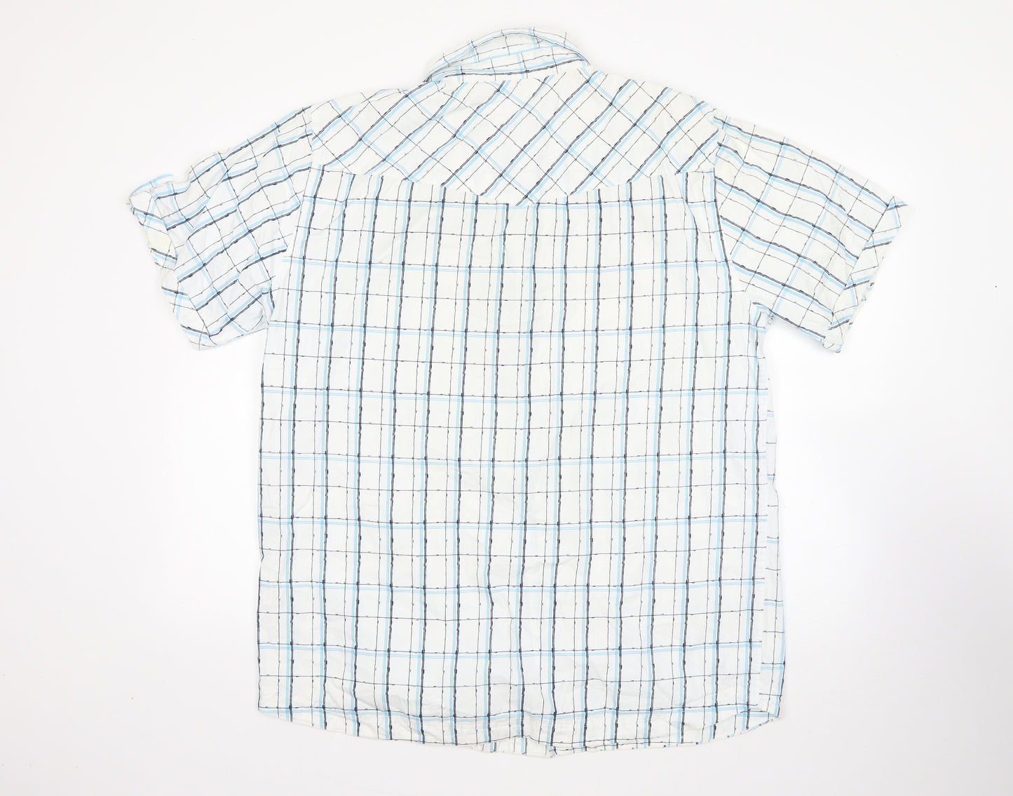 store twenty one Mens Multicoloured Check Cotton  Button-Up Size XL Collared