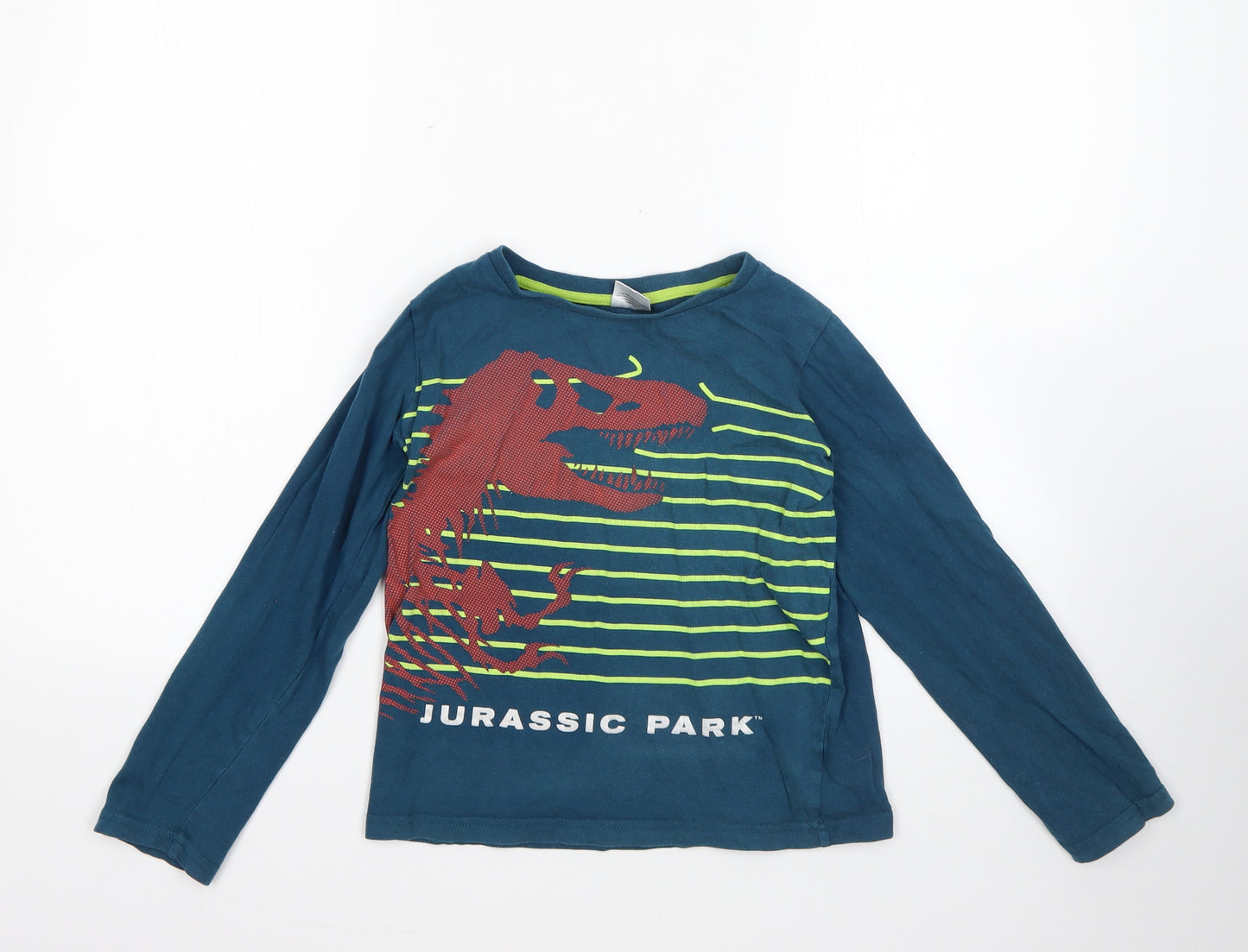 TU Boys Multicoloured Geometric Cotton  Pyjama Top Size 10-11 Years