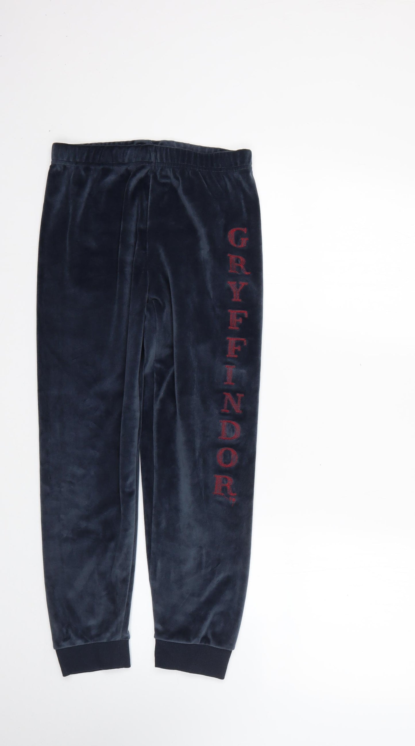 Marks and Spencer Boys Blue  100% Polyester  Pyjama Pants Size 10-11 Years   - griffindor