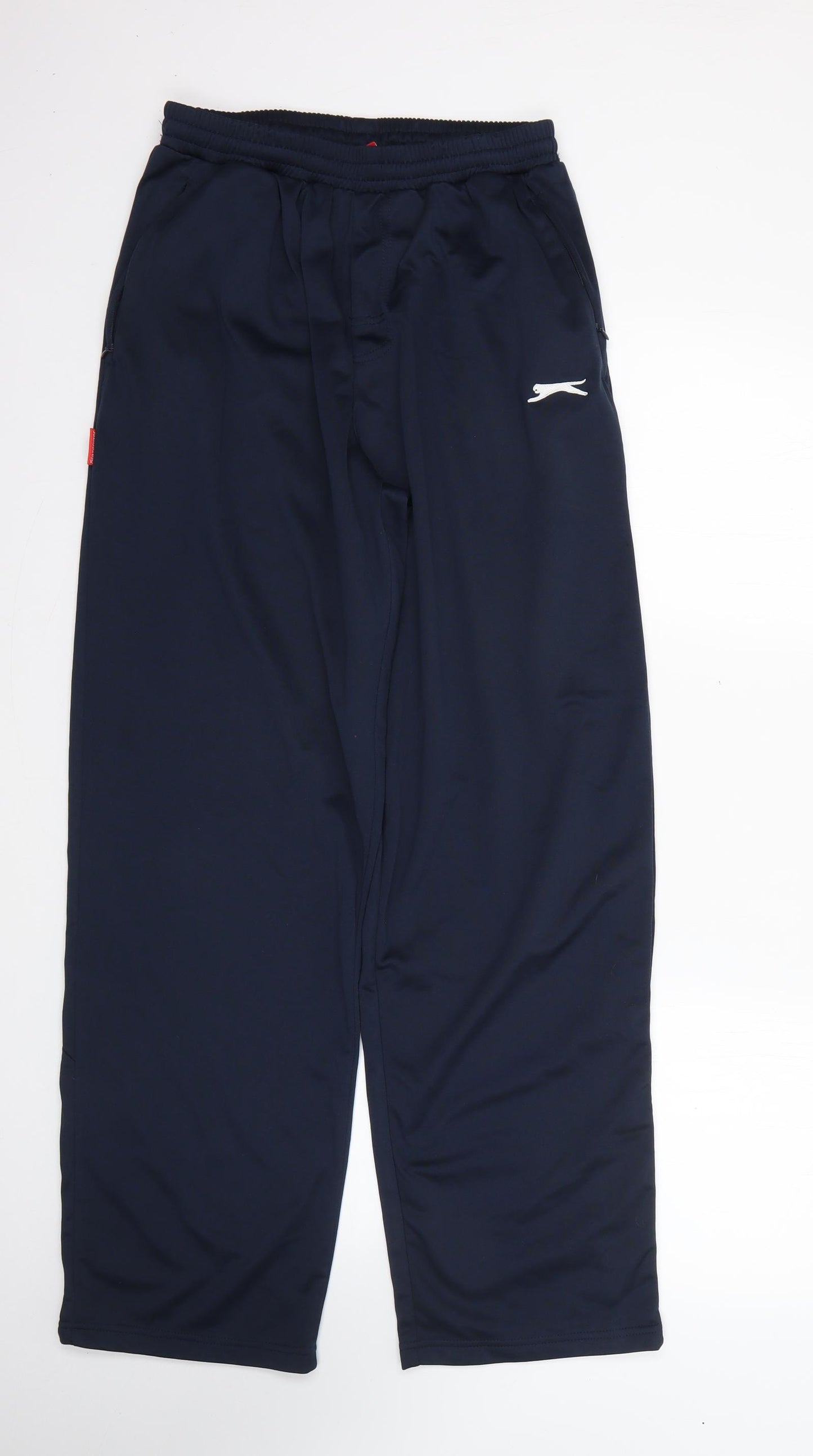 Slazenger Womens Blue  Polyester Jogger Trousers Size M L29 in Regular