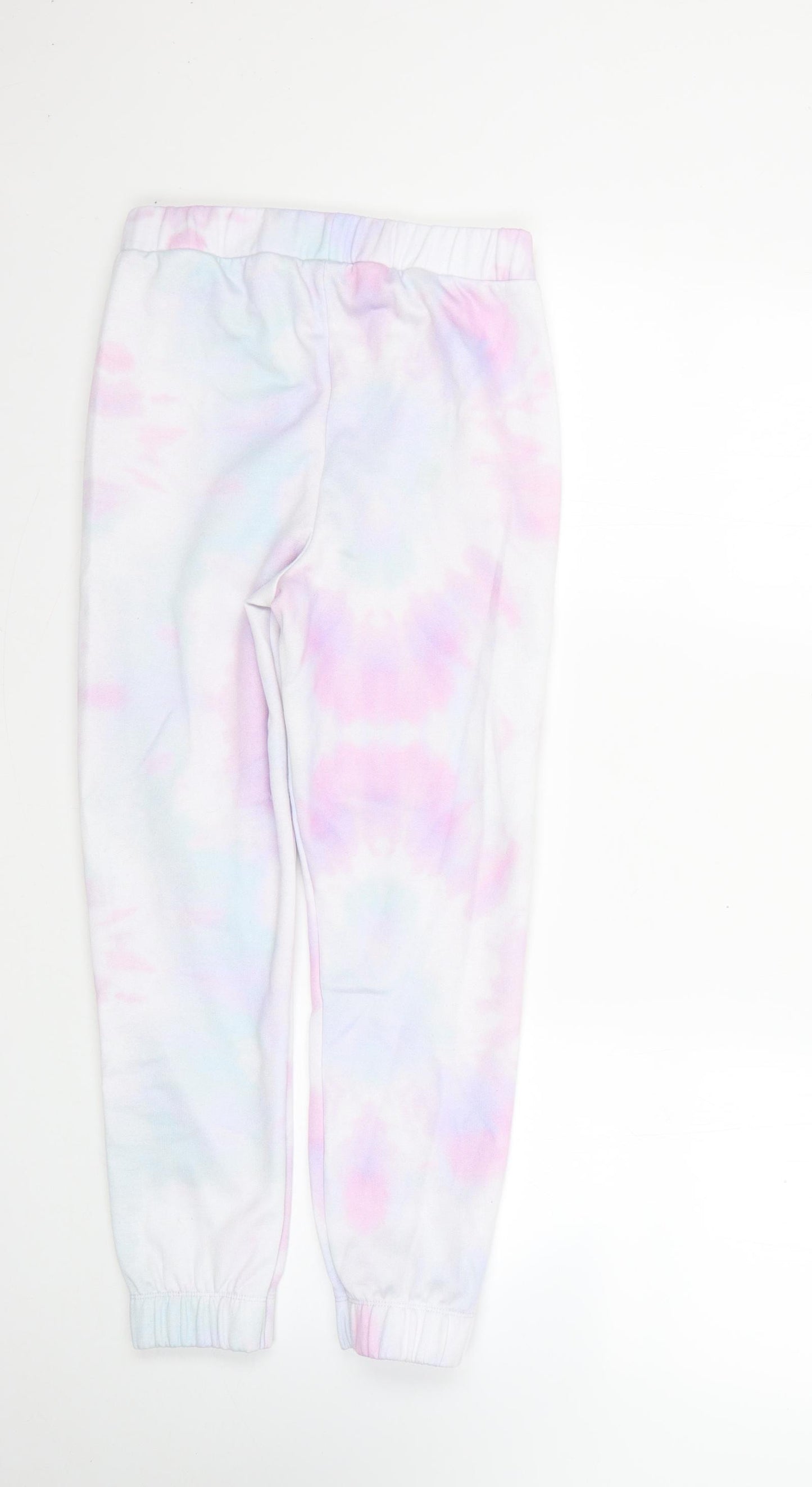 Matalan Girls Multicoloured Geometric Polyester Jogger Trousers Size 10 Years  Regular