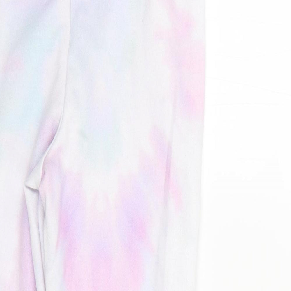 Matalan Girls Multicoloured Geometric Polyester Jogger Trousers Size 10 Years  Regular