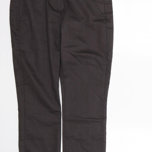 Comma Mens Grey  Polyester Trousers  Size 40 L28 in Regular