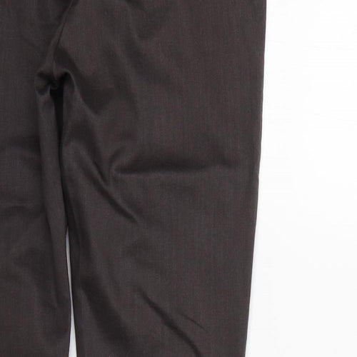 Comma Mens Grey  Polyester Trousers  Size 40 L28 in Regular