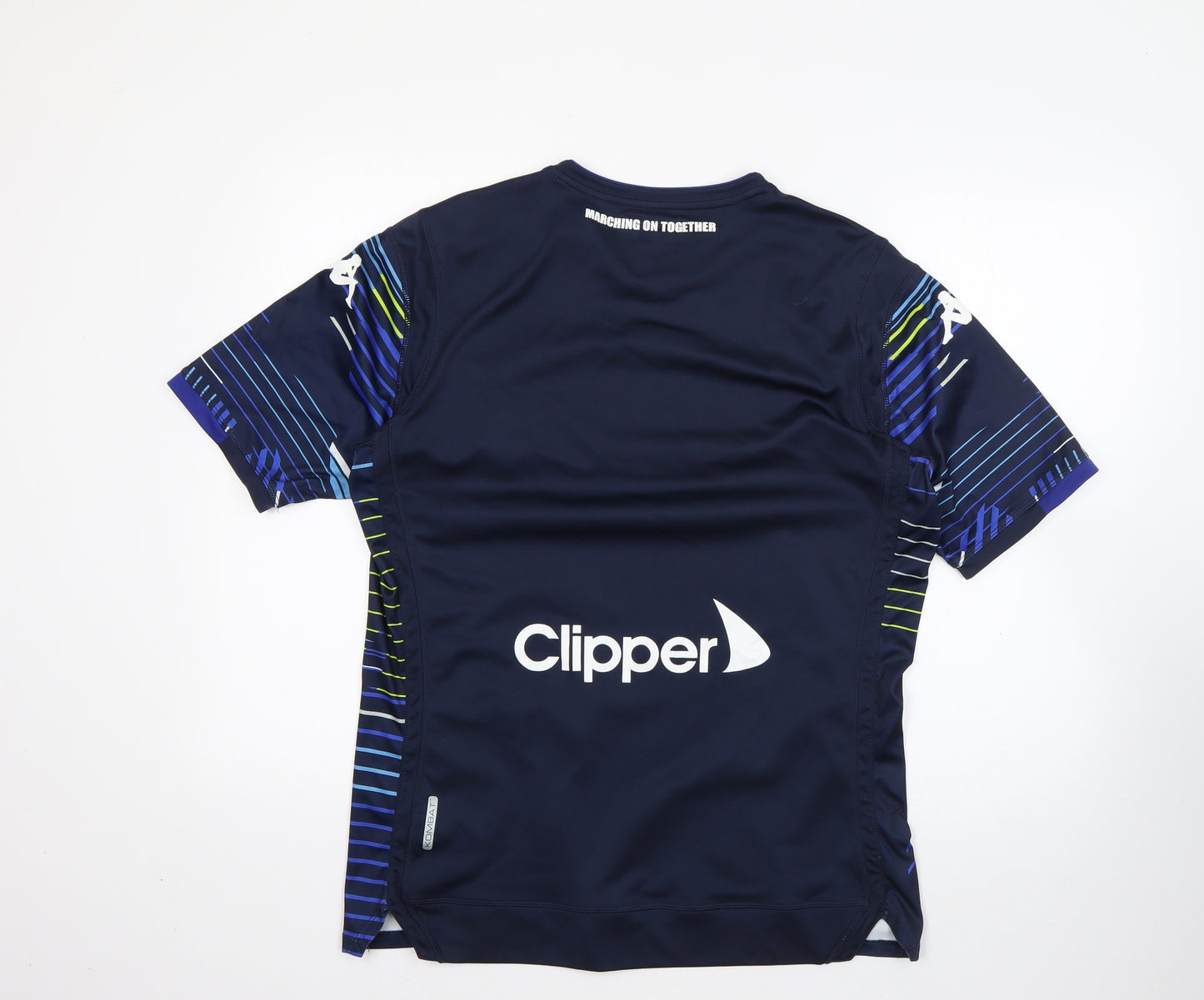 Kappa Mens Multicoloured Geometric Polyester  T-Shirt Size M Round Neck