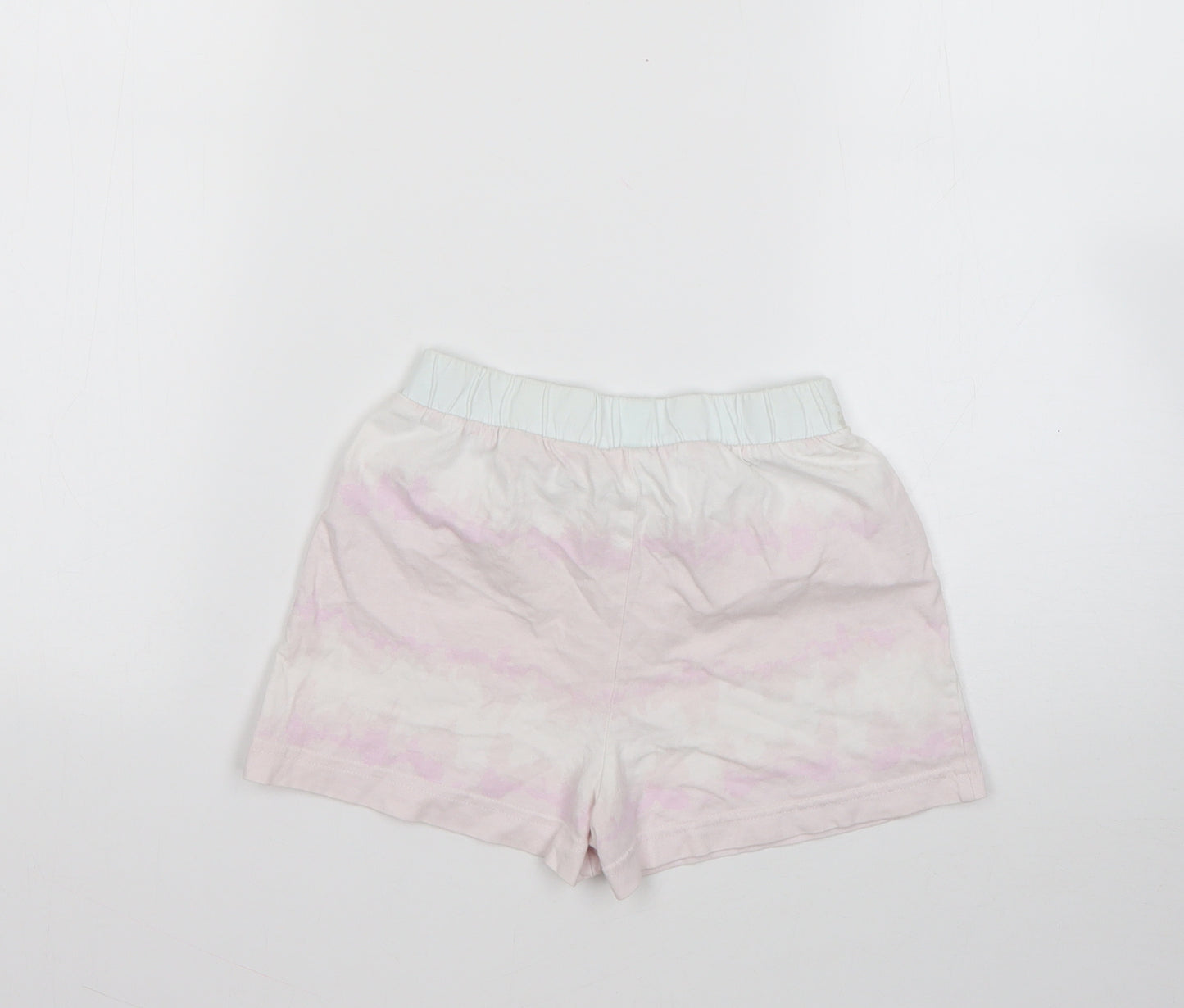 Matalan Girls Multicoloured Geometric 100% Cotton Sweat Shorts Size 9 Years  Regular