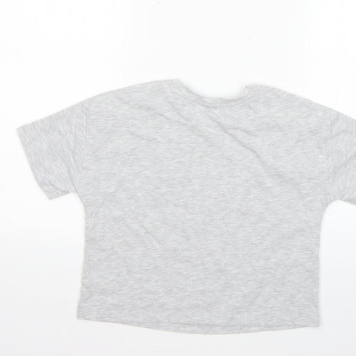 George Girls Multicoloured Geometric Polyester Basic T-Shirt Size 10-11 Years Round Neck