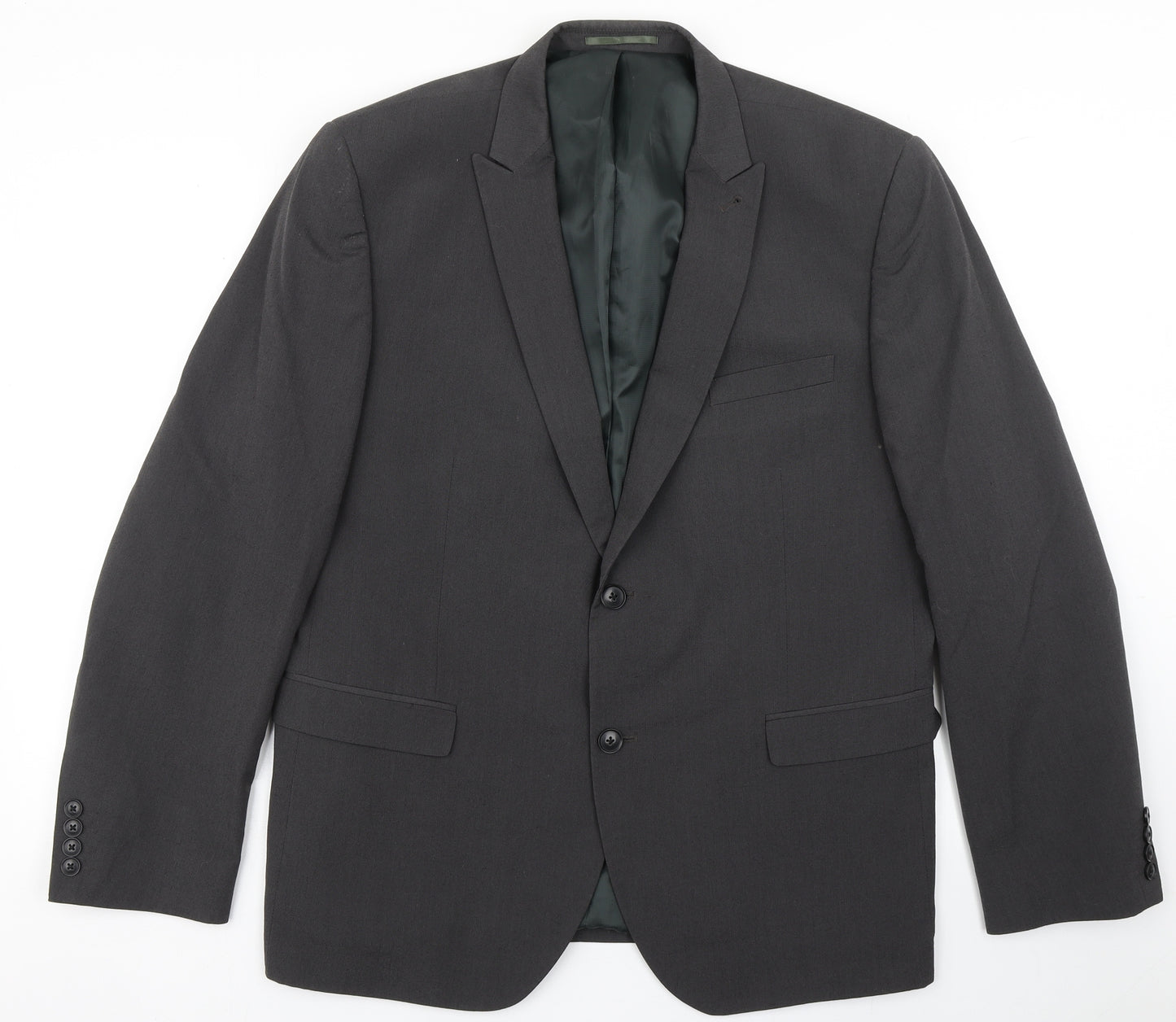 NEXT Mens Grey  Polyester Jacket Blazer Size 46