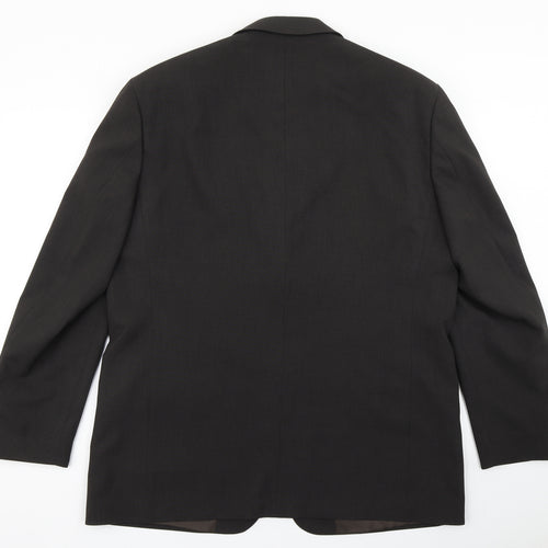 Greenwoods Mens Brown  Polyester Jacket Blazer Size 44