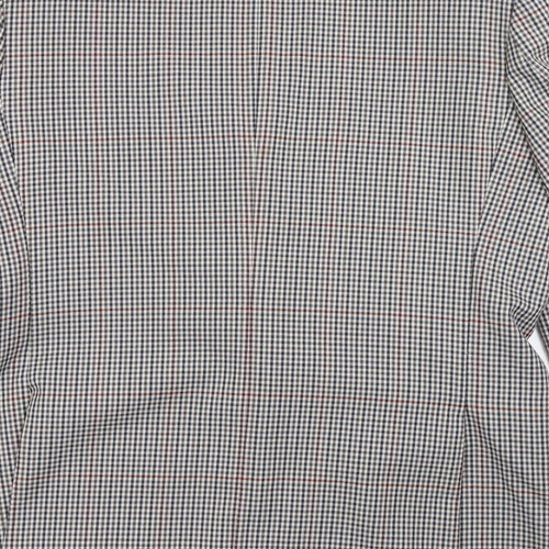 Skopes Mens Brown Houndstooth Polyester Jacket Blazer Size 44