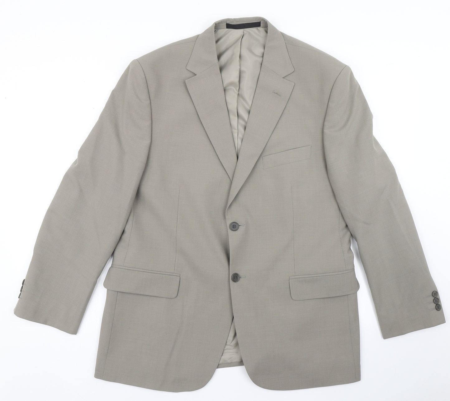 Marks & Spencer Mens Brown  Polyester Jacket Blazer Size 42