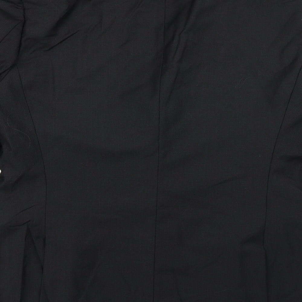 HUGO BOSS Mens Black  Wool Jacket Blazer Size 40