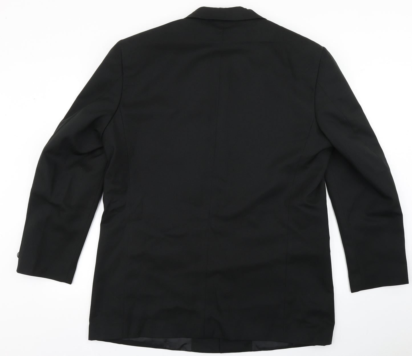 Taylor & Wright Mens Black  Polyester Jacket Blazer Size 46