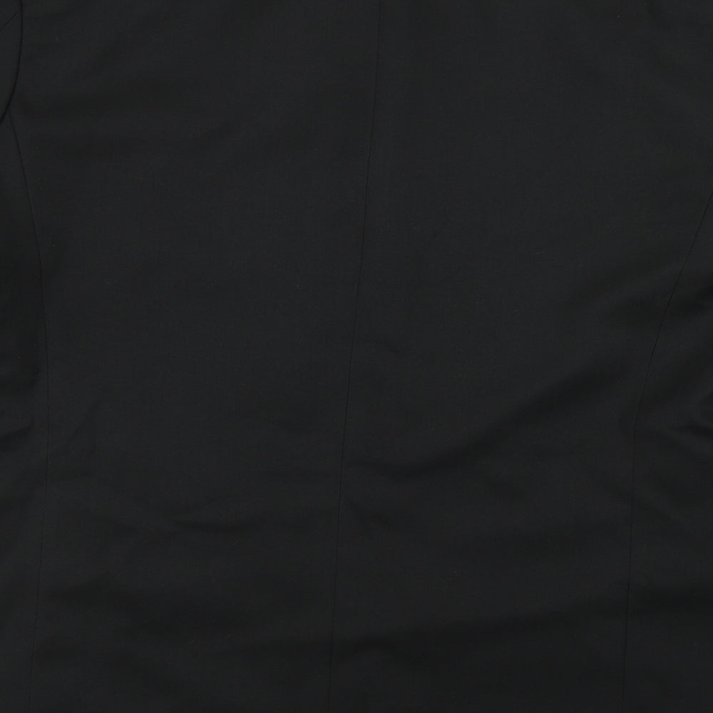 Taylor & Wright Mens Black  Polyester Jacket Blazer Size 46