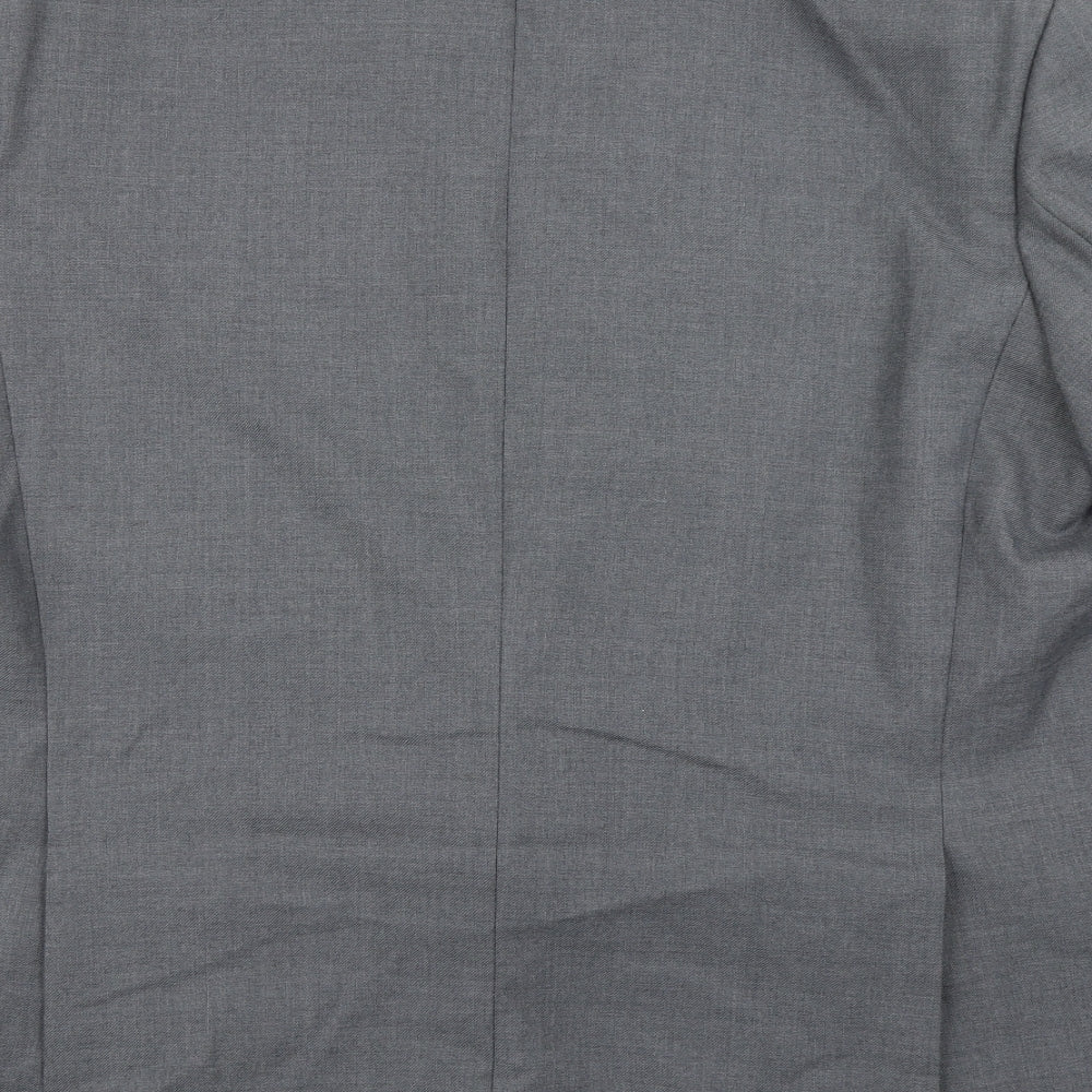 James Barry Mens Blue  Polyester Jacket Blazer Size 42