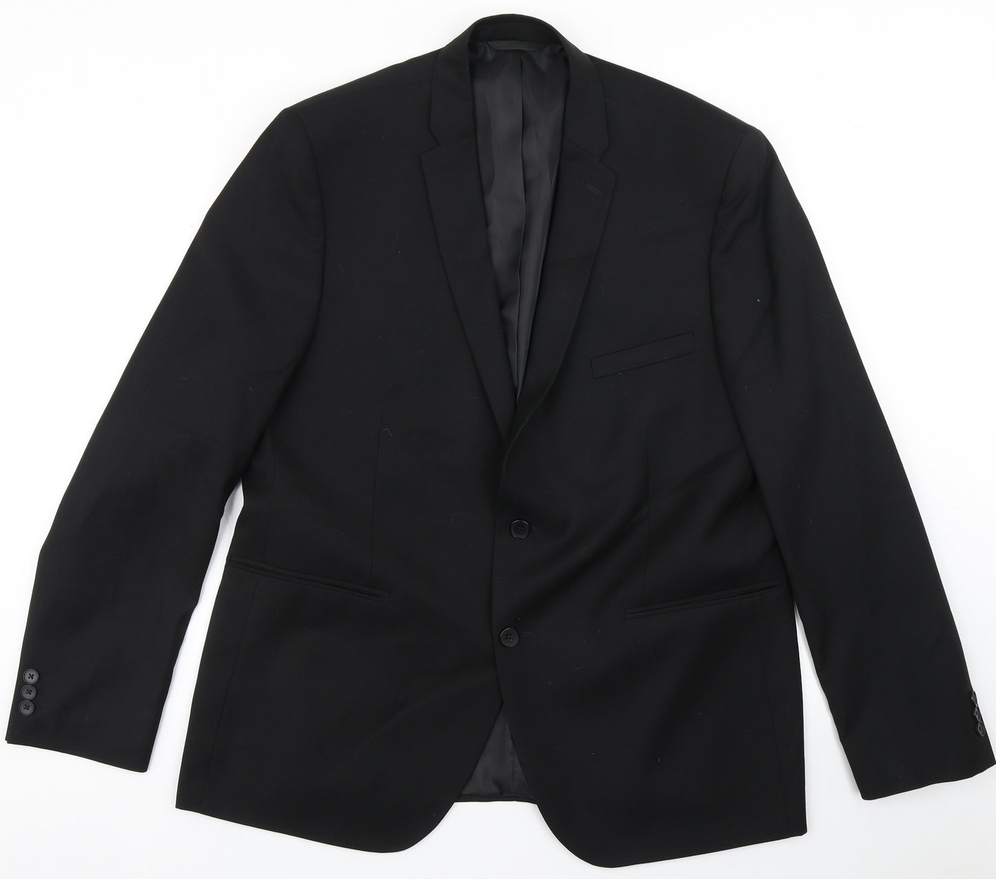 Burton Mens Black  Polyester Jacket Blazer Size 46