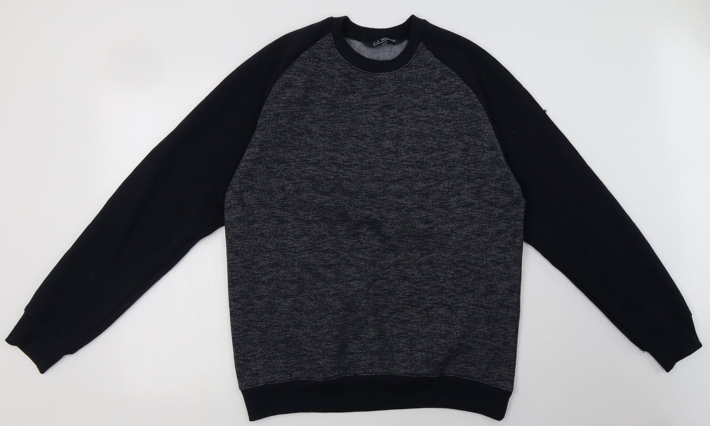 J.J.Willis Mens Blue  Cotton Pullover Sweatshirt Size XL