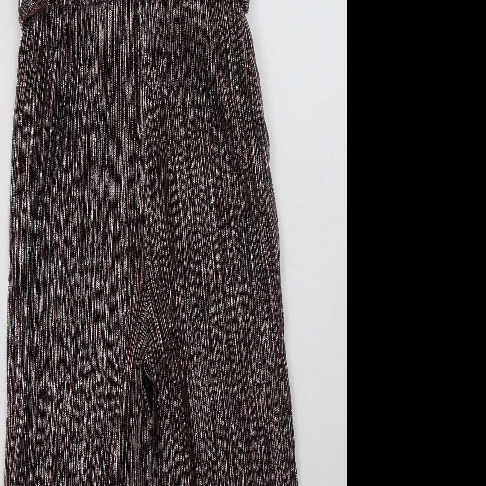 F&F Girls Pink  Polyester Jumpsuit One-Piece Size 8-9 Years  Button