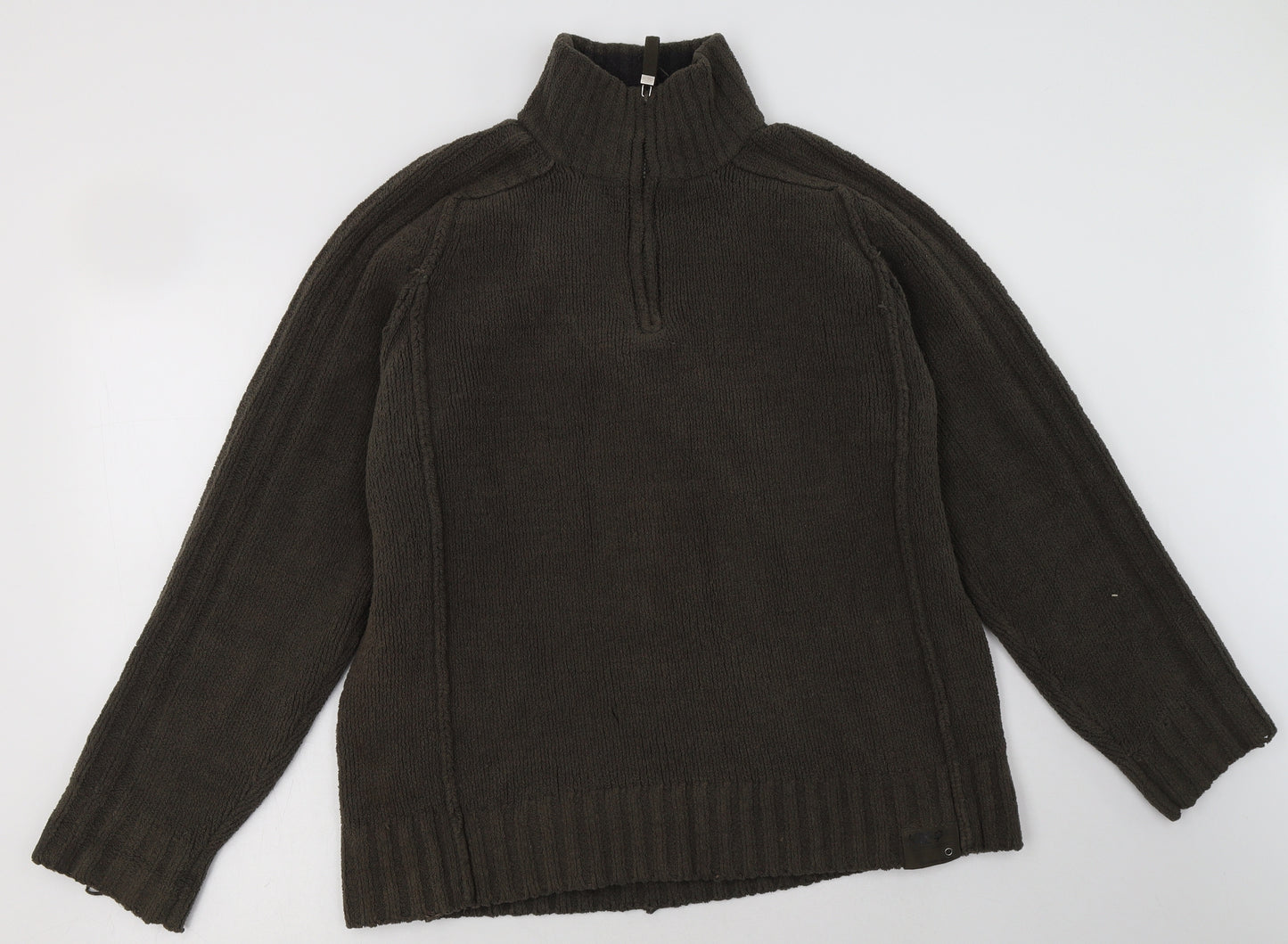 NEXT Mens Green  Polyester Pullover Sweatshirt Size M