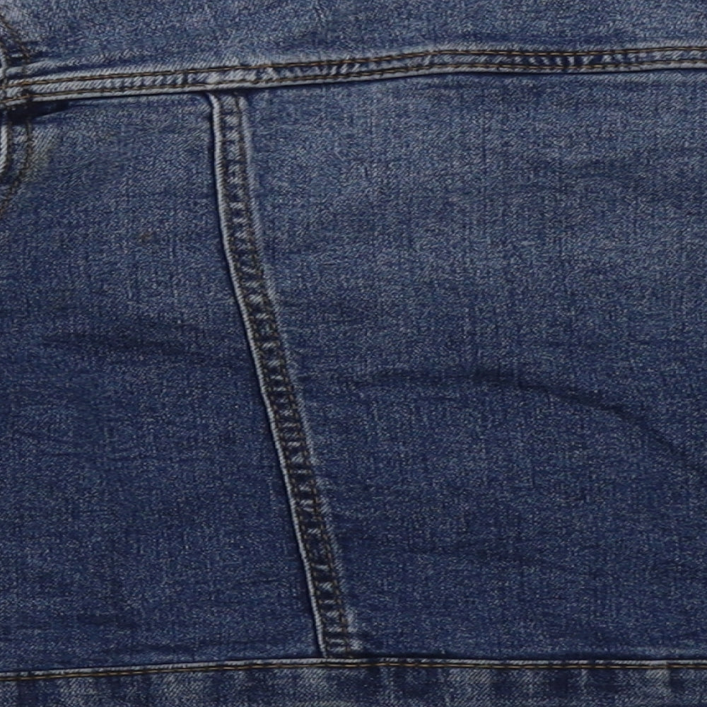 Primark Girls Blue   Basic Jacket Jacket Size 4-5 Years  Button