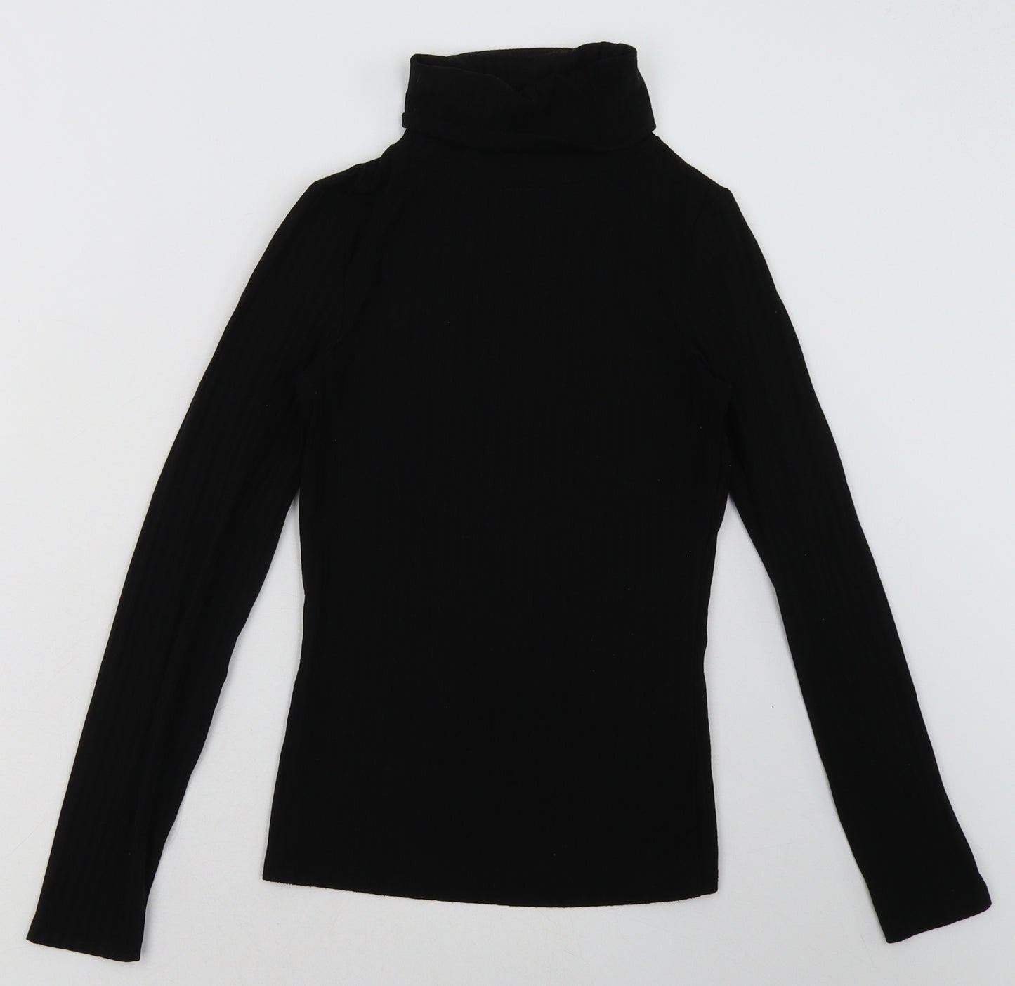 New Look Womens Black  Polyester Pullover Sweatshirt Size 8  Pullover
