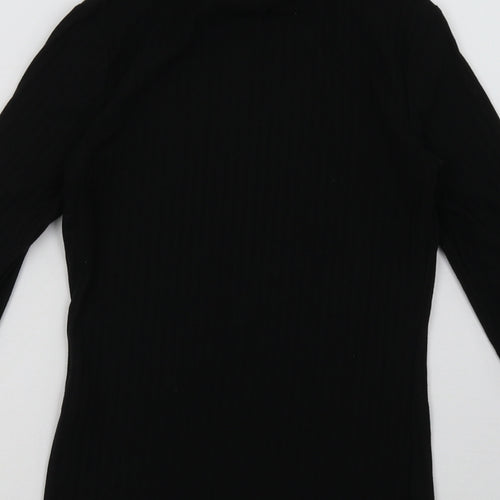New Look Womens Black  Polyester Pullover Sweatshirt Size 8  Pullover