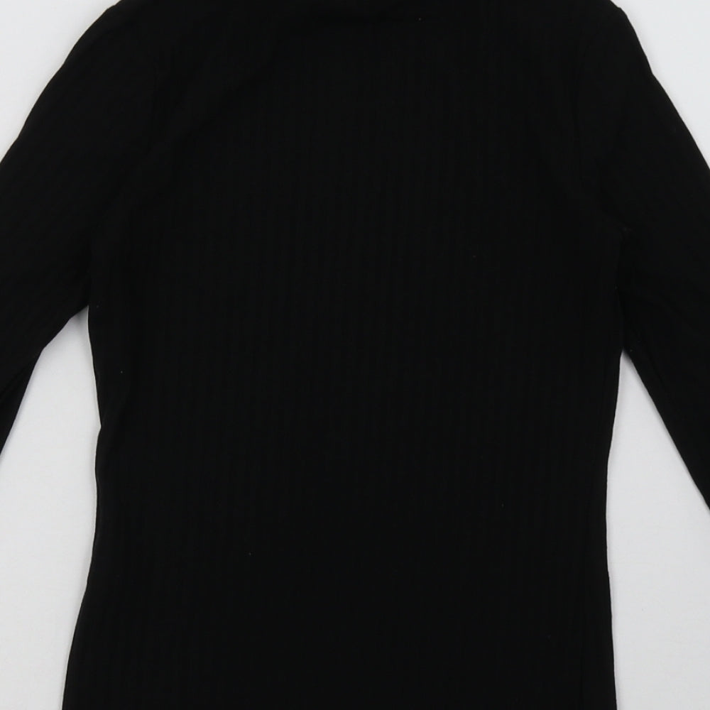 New Look Womens Black  Polyester Pullover Sweatshirt Size 8  Pullover