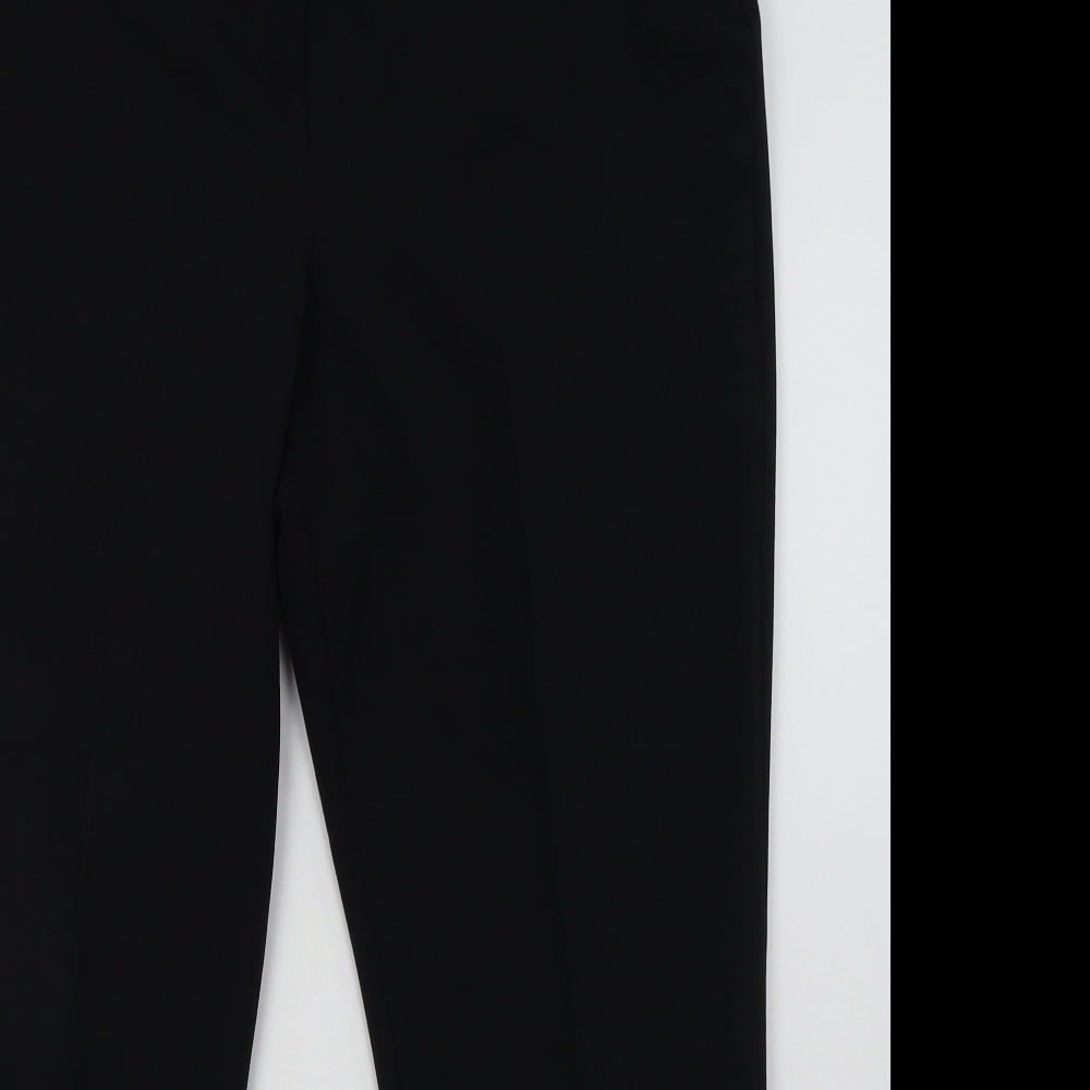 bonmarch Womens Black  Polyester Trousers  Size 16 L30 in Regular Hook & Eye