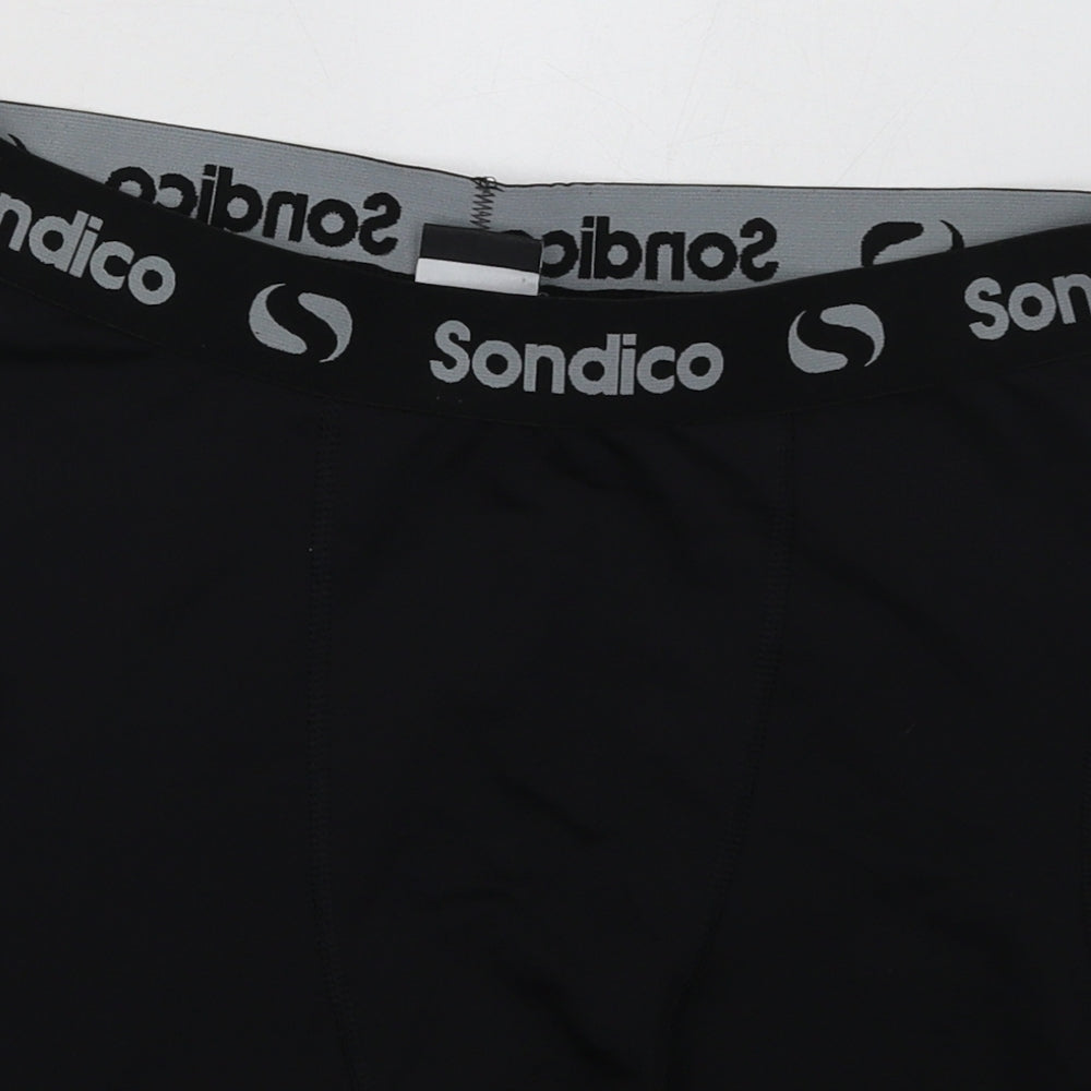 Sondico Mens Black  Polyester Sweat Shorts Size 2XL  Regular