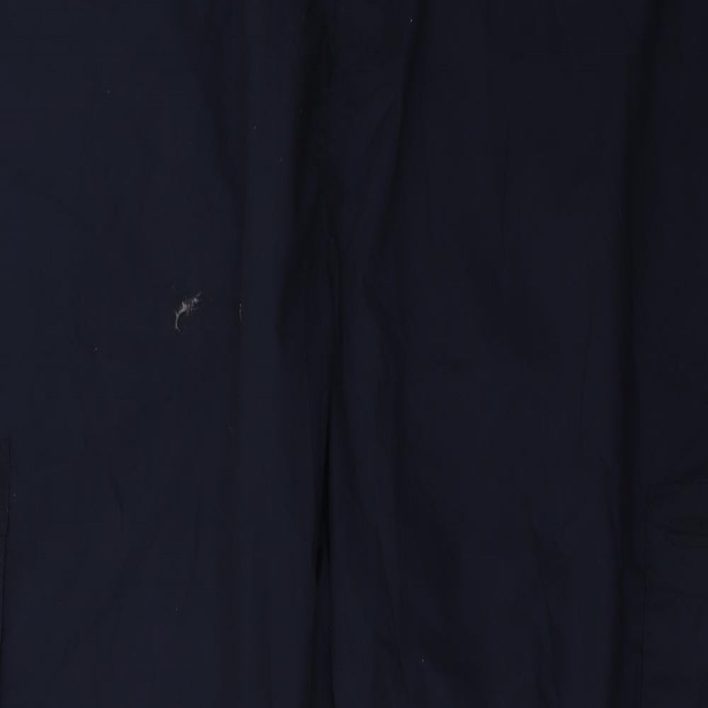 Mountain Warehouse Mens Blue  Polyester Cargo Trousers Size 44 L34 in Regular Button