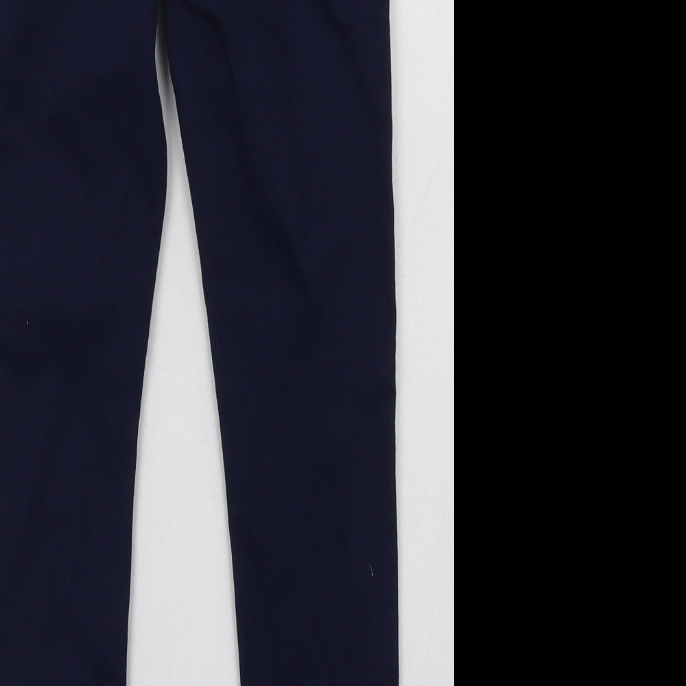Primark Girls Blue  Cotton Jegging Trousers Size 8-9 Years  Regular