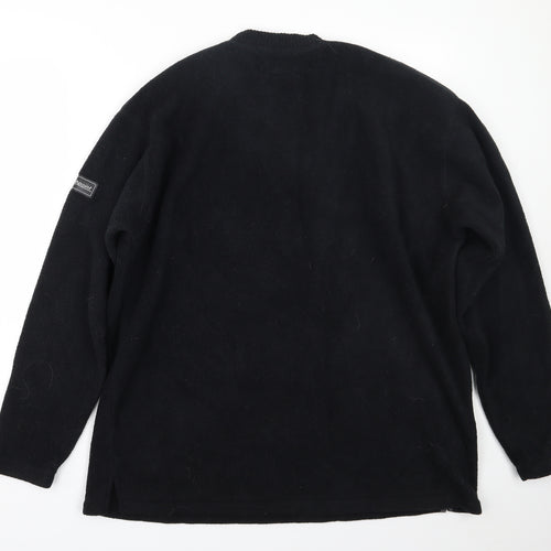 Highpoint Mens Black  Polyester Pullover Sweatshirt Size L
